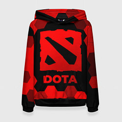 Женская толстовка Dota - red gradient