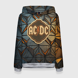 Женская толстовка ACDC винтажный логотип