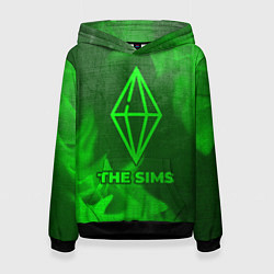 Женская толстовка The Sims - green gradient