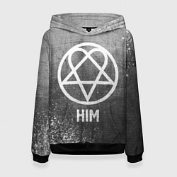 Женская толстовка HIM - grey gradient