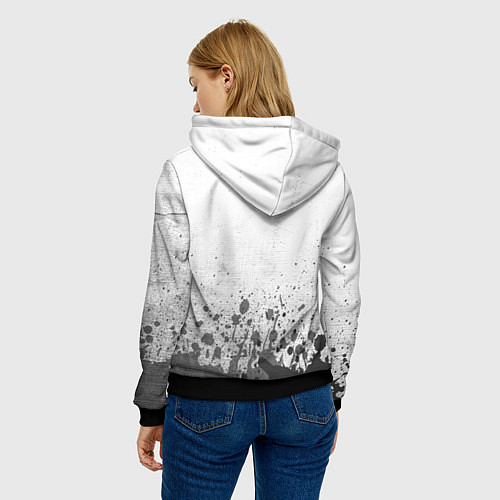 Женская толстовка The Offspring - white gradient посередине / 3D-Черный – фото 4