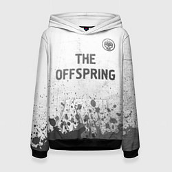 Толстовка-худи женская The Offspring - white gradient посередине, цвет: 3D-черный