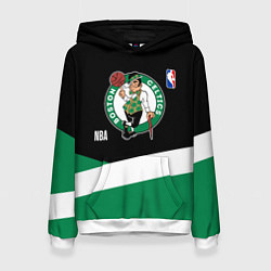 Толстовка-худи женская Бостон Селтикс НБА, цвет: 3D-белый