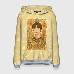 Женская толстовка Юн Сан-ха Astro портрет в цветах