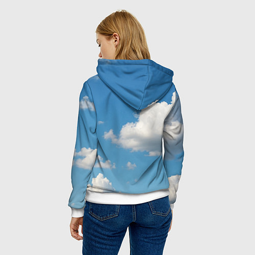 Женская толстовка Бомбардиро крокодило / 3D-Белый – фото 4