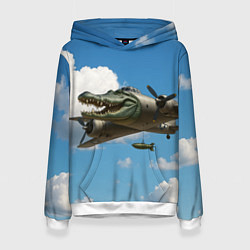 Женская толстовка Бомбардиро крокодило