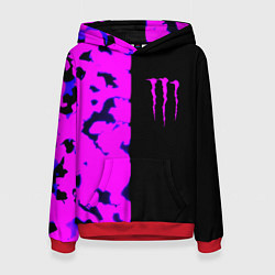 Женская толстовка Monster energy neon camo