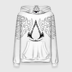 Женская толстовка Ассасин Крид - узор ворон