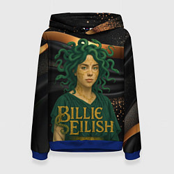 Женская толстовка Билли Айлиш в образе Гаргоны