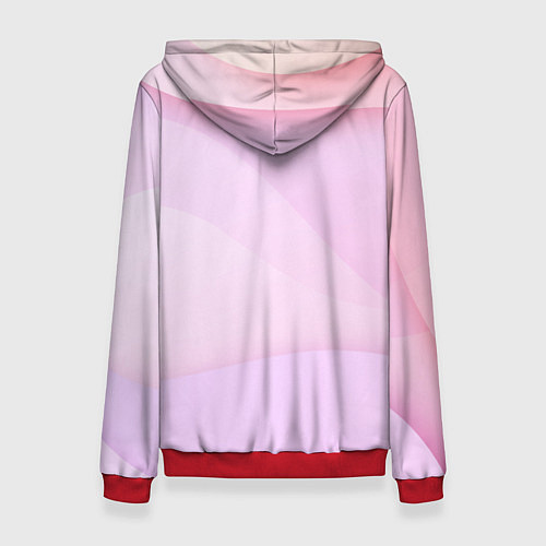 Женская толстовка Билли Айлиш из линии - минимализм / 3D-Красный – фото 2