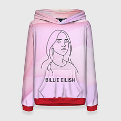 Женская толстовка Билли Айлиш из линии - минимализм
