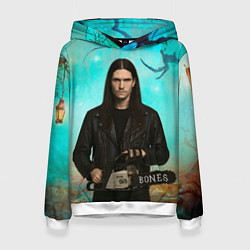 Женская толстовка Bones держит бензопилу