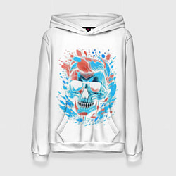 Женская толстовка Крутой череп