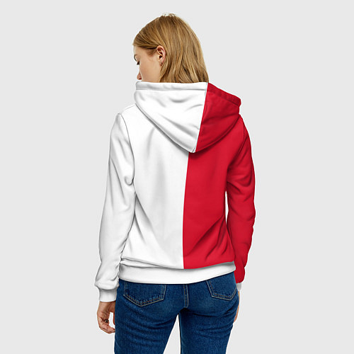 Женская толстовка ФК Спартак Москва 1922 / 3D-Белый – фото 4