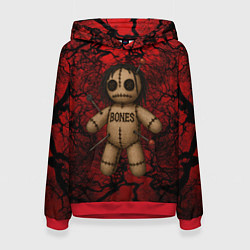 Женская толстовка Кукла Вуду Bones