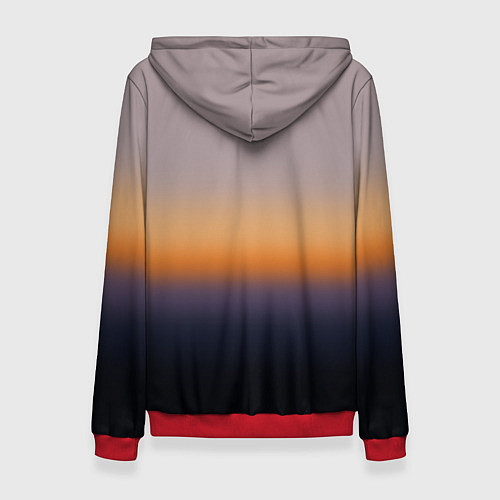 Женская толстовка Собака лает мем Сутулая овчарка / 3D-Красный – фото 2