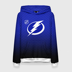 Женская толстовка Тампа Бэй Лайтнинг - синий градиент