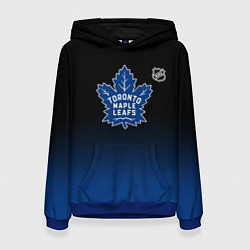 Женская толстовка Торонто Мейпл Лифс - градиент