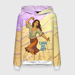 Женская толстовка Lana Del Rey танцует