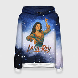 Женская толстовка Lana Del Rey танцует