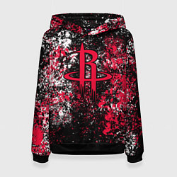 Женская толстовка Хьюстон Рокетс - цветовой хаос