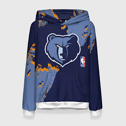 Женская толстовка Мемфис Гриззлис - логотип команды