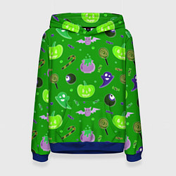 Женская толстовка Halloween green