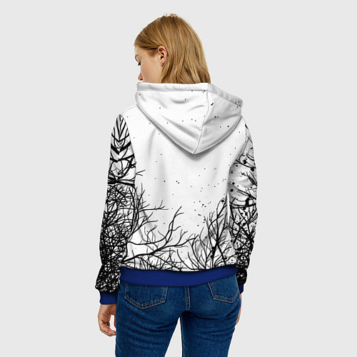 Женская толстовка Doom dark age / 3D-Синий – фото 4