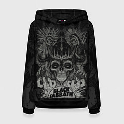 Женская толстовка Black Sabbath death skull