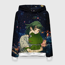 Женская толстовка МаоМао и Лягушонок Пепе - Монолог Фармацевта