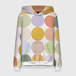 Женская толстовка Цветочный горошек