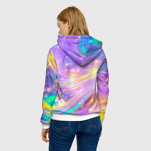 Женская толстовка Волшебный мистический космос / 3D-Белый – фото 4