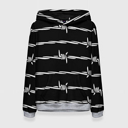 Женская толстовка Проволока колючая