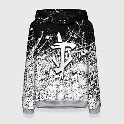 Женская толстовка Doom краски всплеск кисти