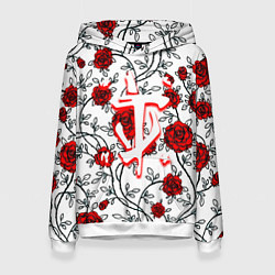 Женская толстовка Doom розы