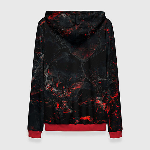 Женская толстовка Орел ВДВ с неба за победой / 3D-Красный – фото 2