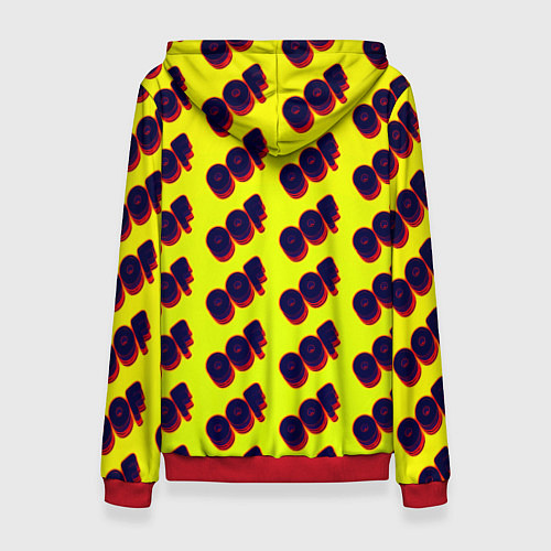 Женская толстовка Doom off / 3D-Красный – фото 2