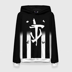 Женская толстовка Doom line white