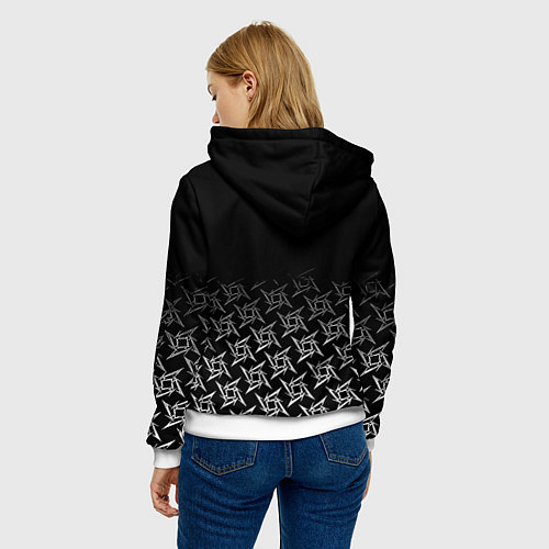 Женская толстовка Doom ninja / 3D-Белый – фото 4