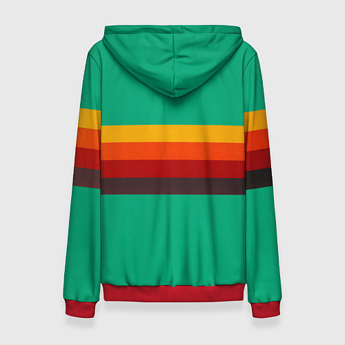 Женская толстовка Поп-арт автобус ГЗА-651 / 3D-Красный – фото 2