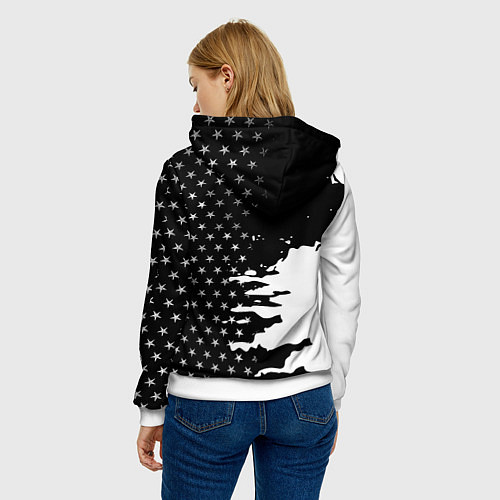 Женская толстовка Liverpool текстура спорт / 3D-Белый – фото 4