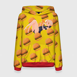 Женская толстовка Сейбер Альтер в бургерах