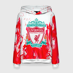 Женская толстовка Liverpool розовый огонь