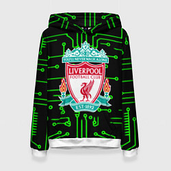 Женская толстовка Liverpool плата текстура
