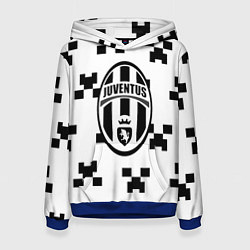 Женская толстовка Juventus x minecraft pattern