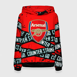 Женская толстовка Arsenal x counter strike game