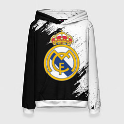 Женская толстовка Real Madrid текстура штрихи
