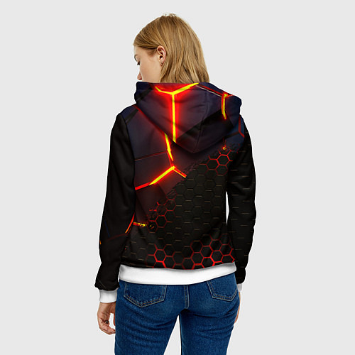 Женская толстовка Monster energy броня краски / 3D-Белый – фото 4