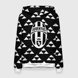 Женская толстовка Juventus геометрия треугольники