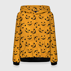 Женская толстовка Страшно веселый паттерн на Halloween